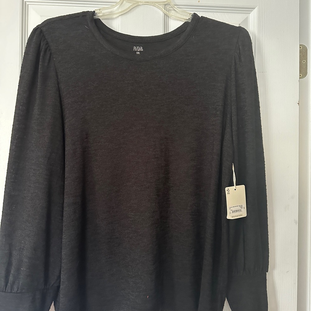 a.n.a Women's Black Tunic Top